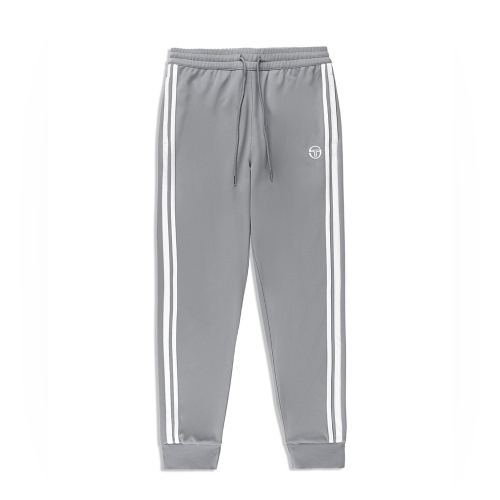 Sergio Tacchini Damarindo Track Pant Archivio- Sleet/ White Mens Size M